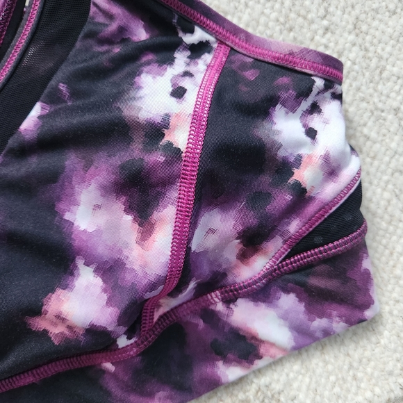 Lululemon Strap It Like It's Hot Sports Bra Blooming Pixie Multi Raspberry Sz 6 - Picture 7 of 7